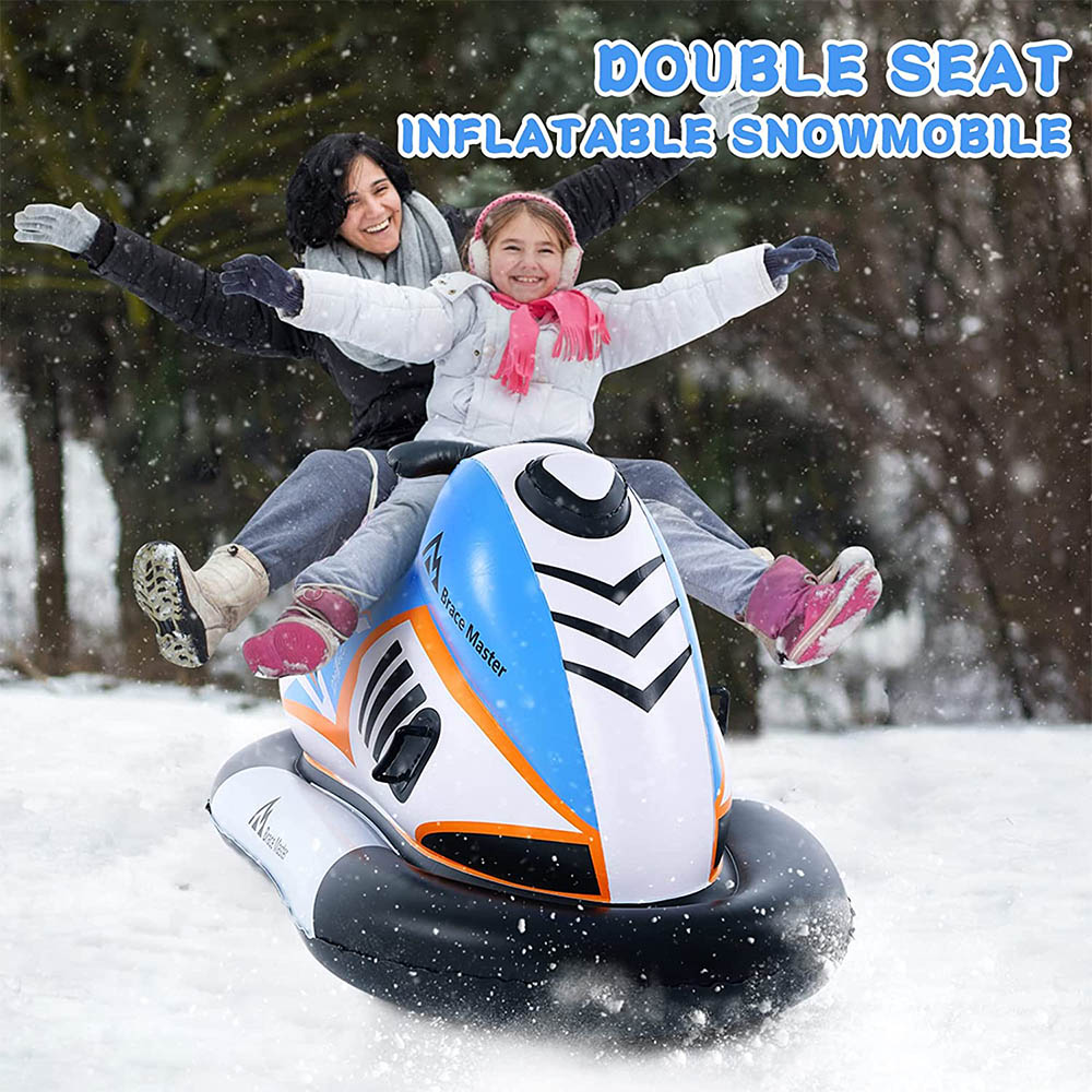 Top 10 Best Inflatable Snowmobile Sleds for Kids and Adults Reviews